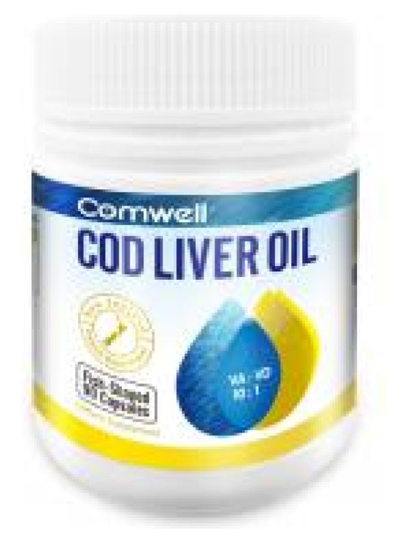Comwell Cod Liver Oil 90 Softgel Capsules