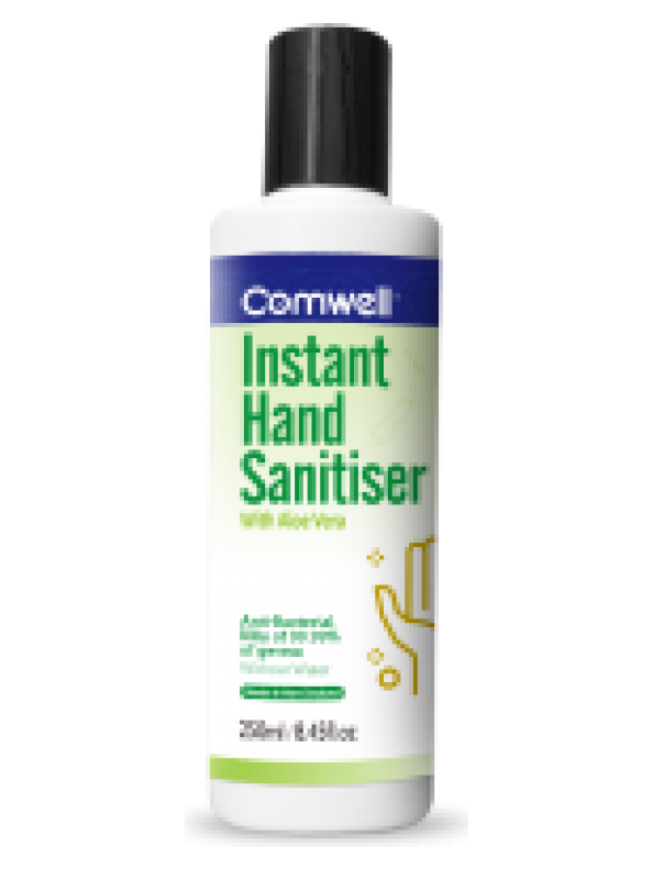 Comwell Instant Hand Sanitiser 250ml with Aloe Vera