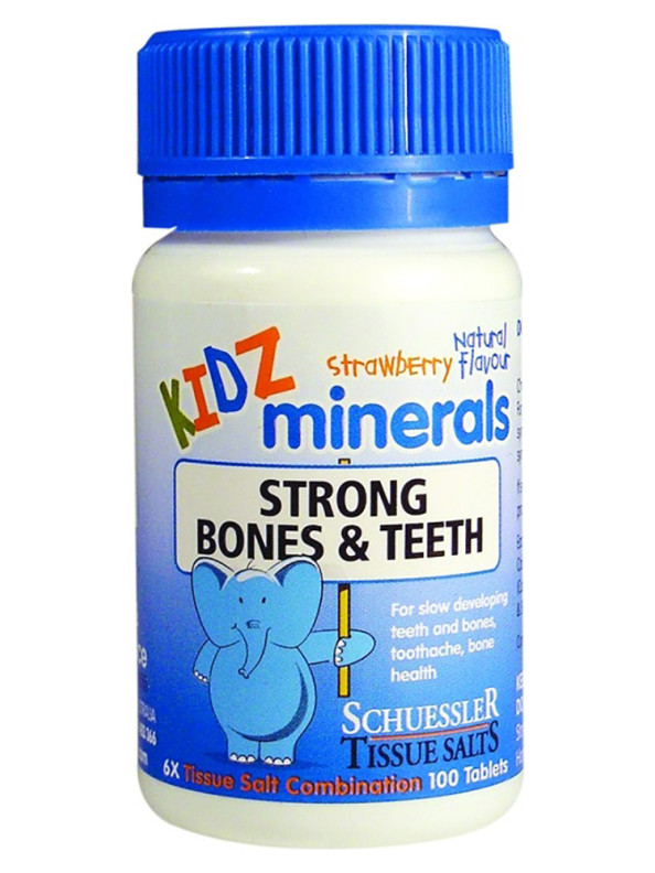 Schuessler Tissue Salts 100 Tablets Strong Bones & Teeth KIDZ Minerals